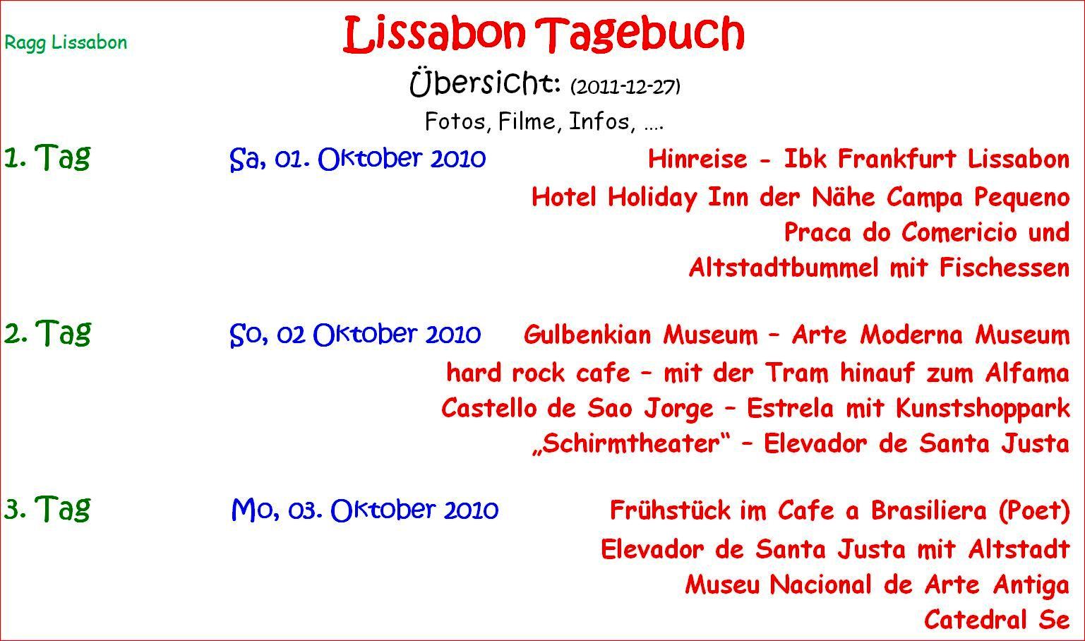 ragg 2010-10-01 -- 10-06 - 1310AA - Lissabon - Seite 02 Übersicht - Text - Bild 01 - B