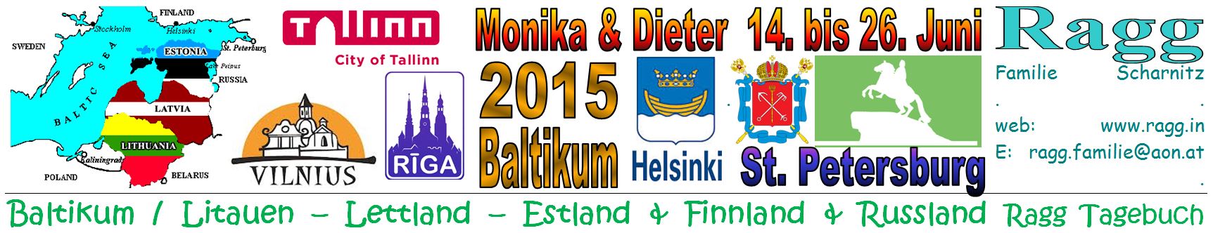 ragg 2015-06-14 -- 06-26 - Baltikum - diary GA - Kopfzeile 00