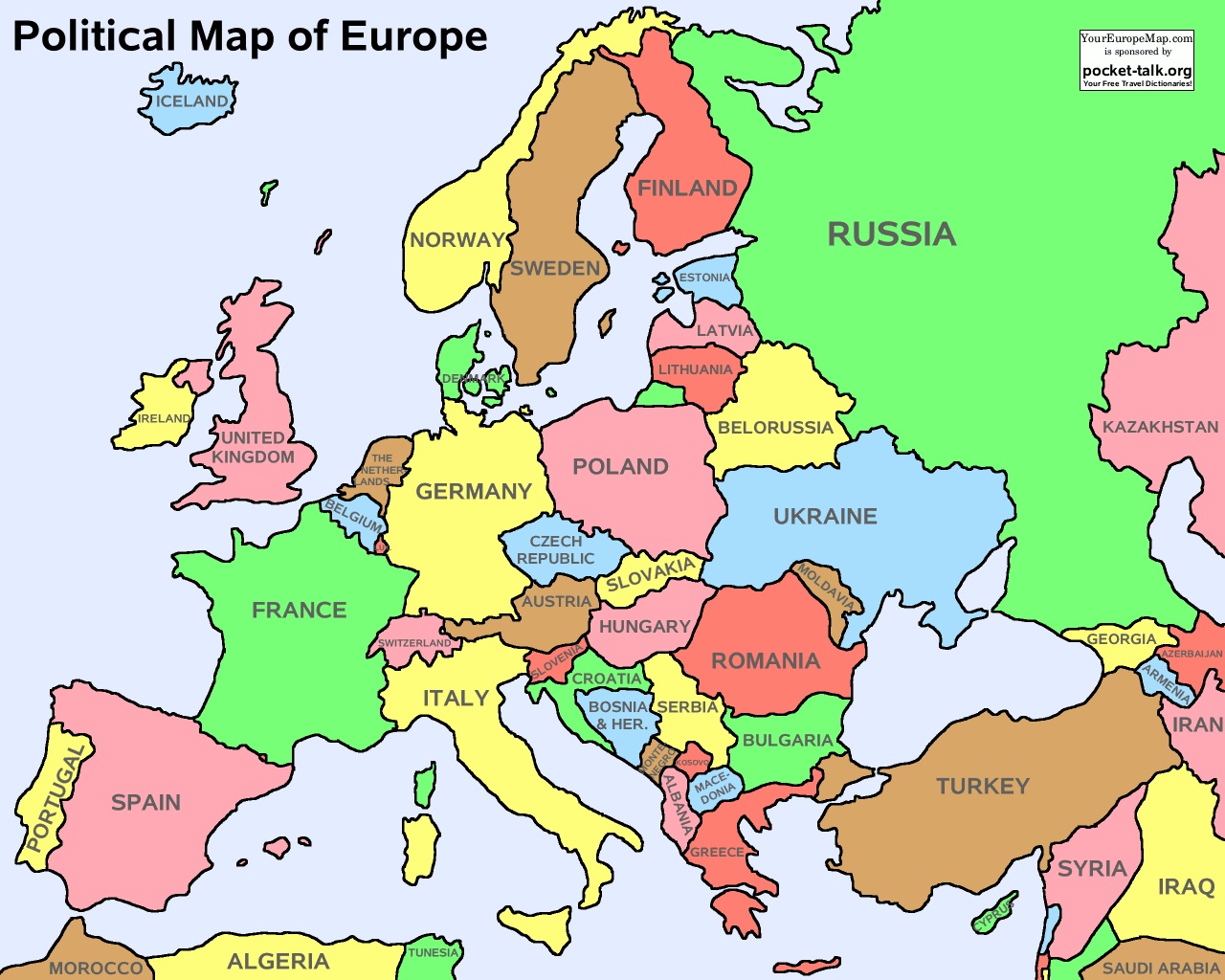 ragg 3110 - 2014-01-18 - 2110AA - Europakarte politisch - B